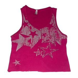 Y2K Bedazzled Tank Top